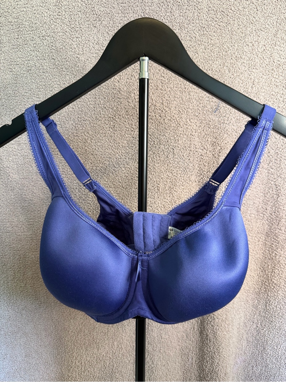 Wacoal Smooth Full-Coverage Underwire Bra in Violet Blue